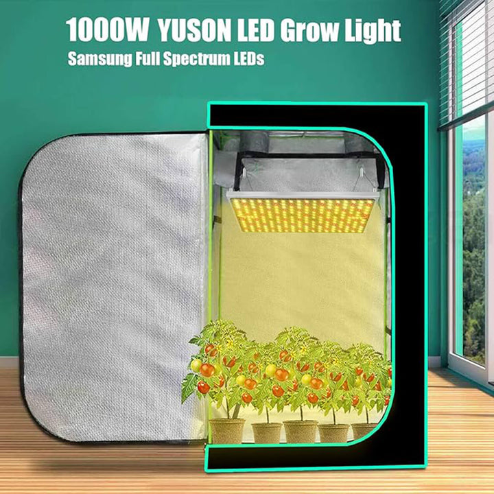WYZM 1000W LED Grow Light, Full Spectrum, HPS Replacement for Indoor Plants